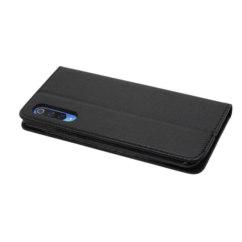 Buch Tasche Smart" für XIAOMI MI 9 Handy Hülle Etui Brieftasche Schutzhülle mit Standfunktion, Kartenfach Schwarz"