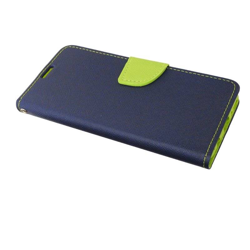 Buch Tasche Fancy für SAMSUNG GALAXY M20 (M205FD) Handy Hülle Etui Schutzhülle mit Standfunktion, Kartenfach Blau-Grün