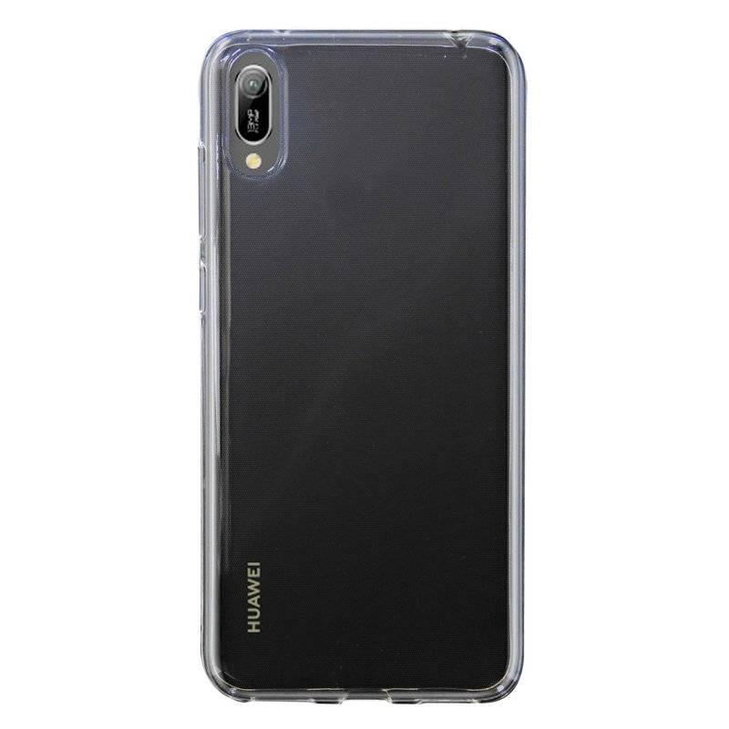 Silikon Hülle Basic kompatibel mit HUAWEI Y6 2019 Case TPU Soft Handy Cover Schutz Transparent