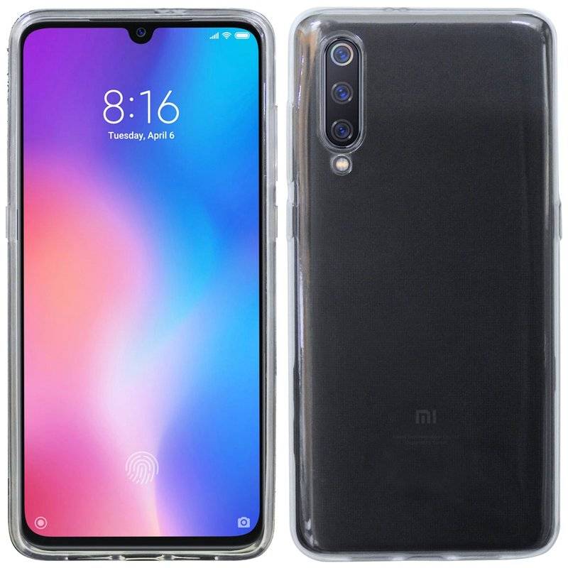 Silikon Hülle Basic kompatibel mit XIAOMI MI 9 Case TPU Soft Handy Cover Schutz Transparent
