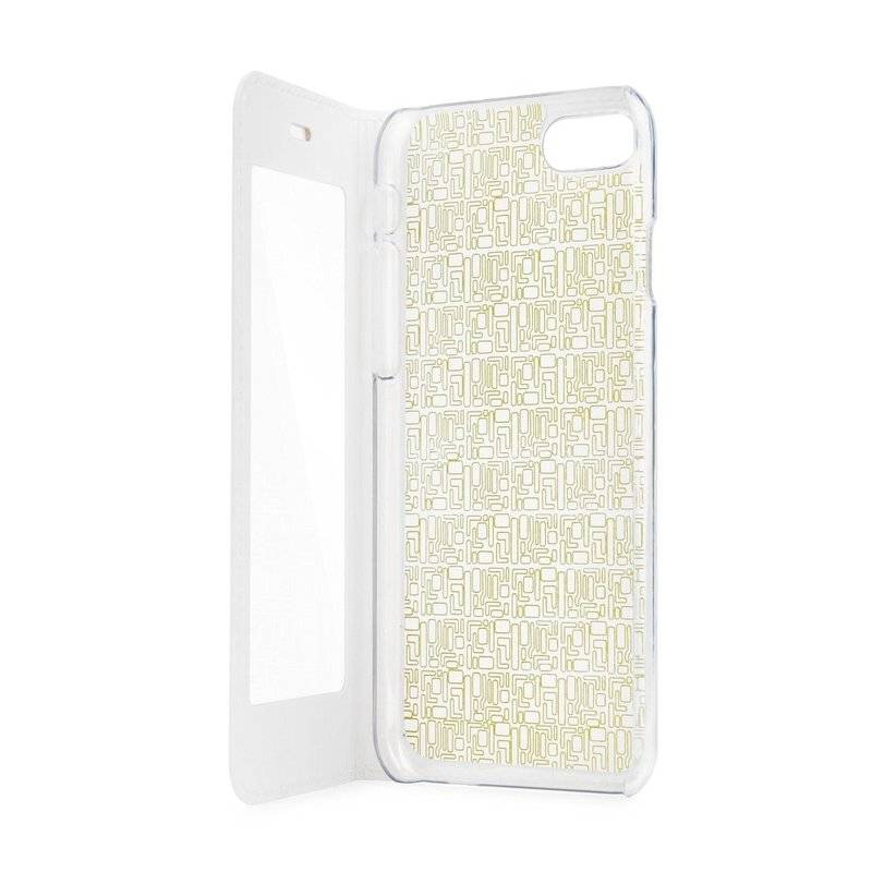 Samsung Galaxy A6 A600F Tasche Flip Case Weiß mit Display Hülle