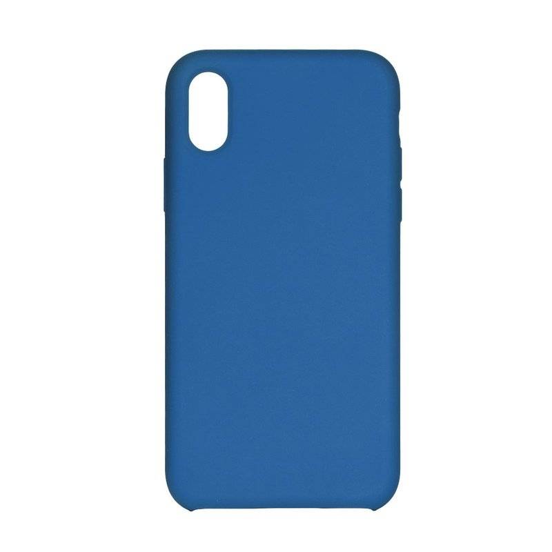 Samsung Galaxy J4+ Plus Silikon Hülle Hard Case Bumper Blau