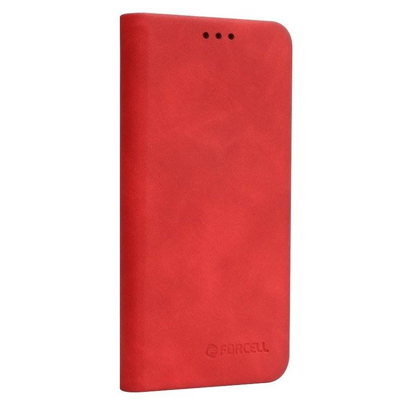 Buch Tasche SILK Premium Handy Hülle Schutzhülle mit Standfunktion, Kartenfach Rot für Samsung Galaxy A9 2018 (A920F)