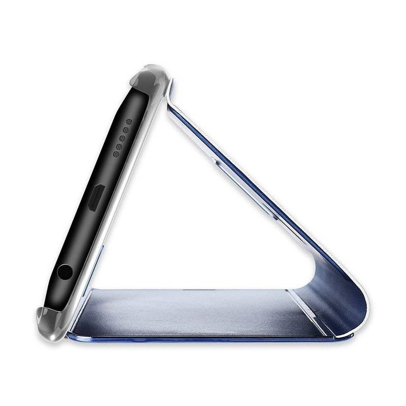 Smart View Spiegel Mirror Smart Cover Schale Etui für Schutzhülle Tasche Case Schutz Clear Rosa Huawei Mate 20