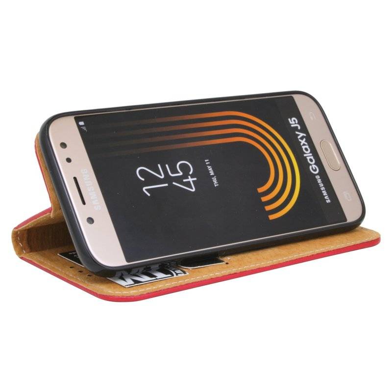 Honor 7S Leder Tasche Flip Case Schutzhülle Rot