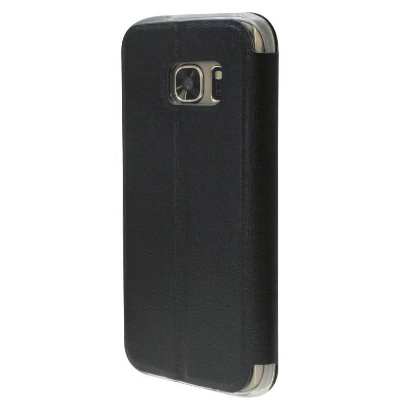 Huawei P8 Handyhülle Tasche Flip Case S-View Fenster Schutzhülle Schwarz