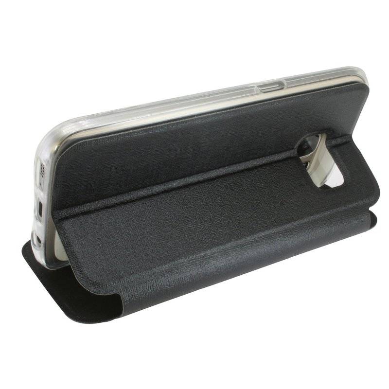 Sony Xperia Z5 Compact Handyhülle Tasche Flip Case S-View Fenster Schutzhülle Schwarz