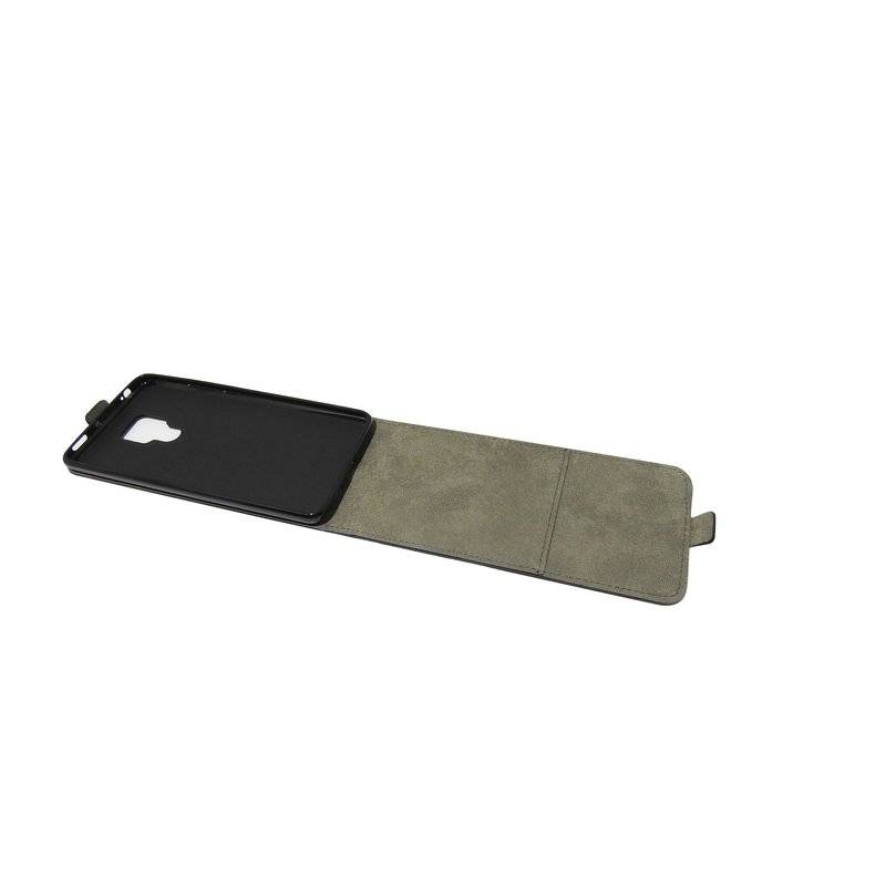 Flip Case kompatibel mit HUAWEI MATE 20X Handy Tasche vertikal aufklappbar Schutzhülle Klapp Hülle Schwarz