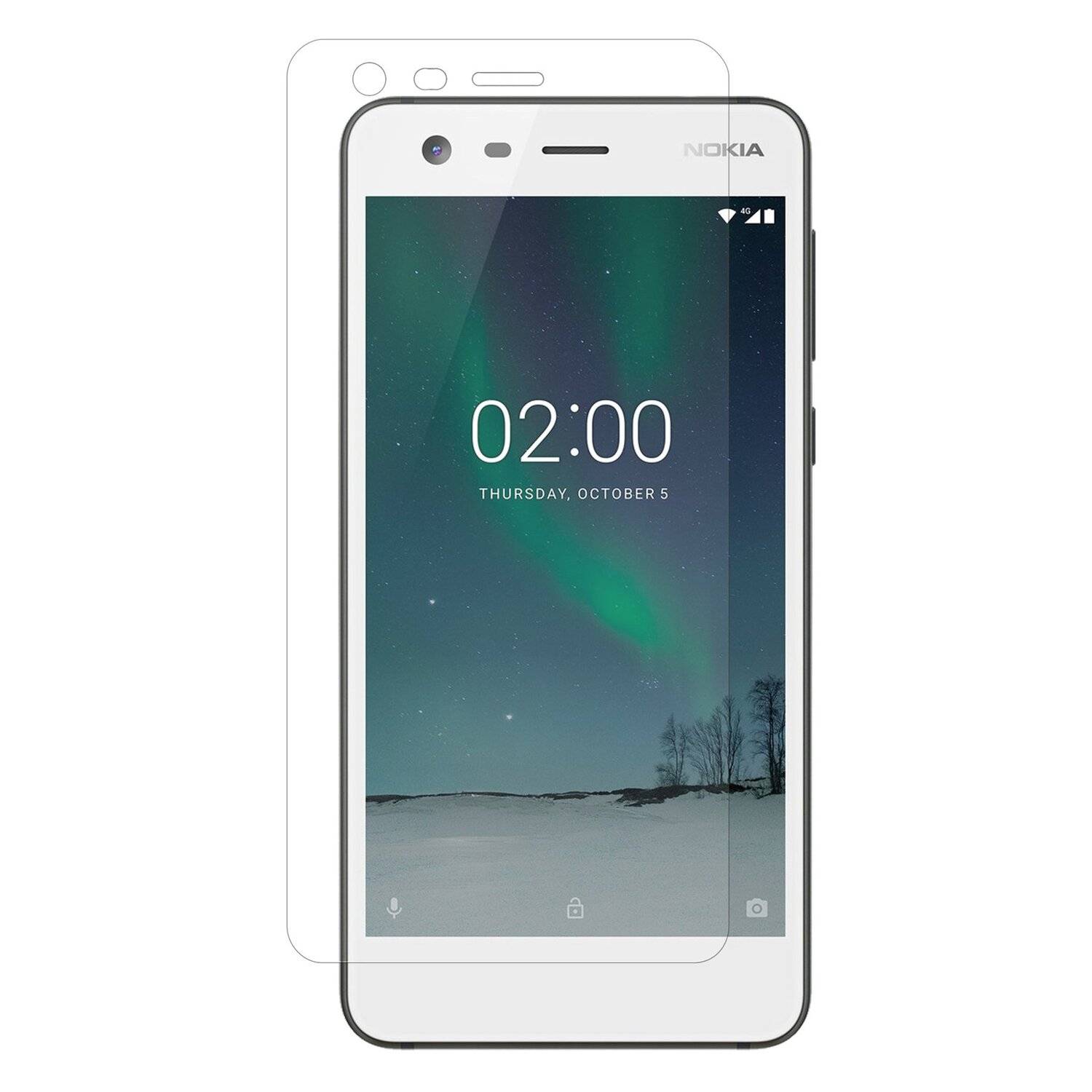 Nokia 2 Schutzglas Handy Schutzglasfolie 9H Display Schutzfolie