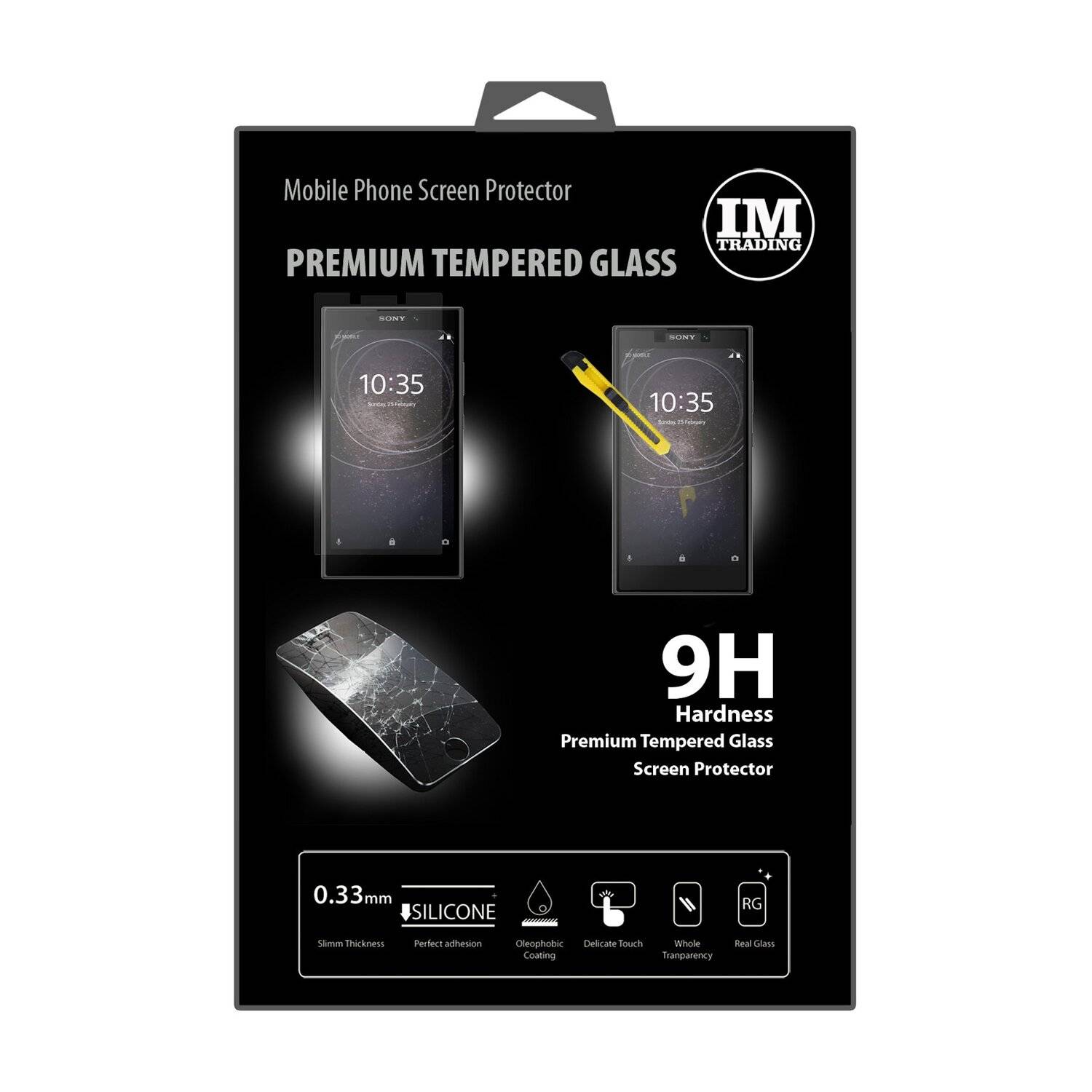 Sony Xperia L2 Schutzglas Handy Schutzglasfolie 9H Display Schutzfolie