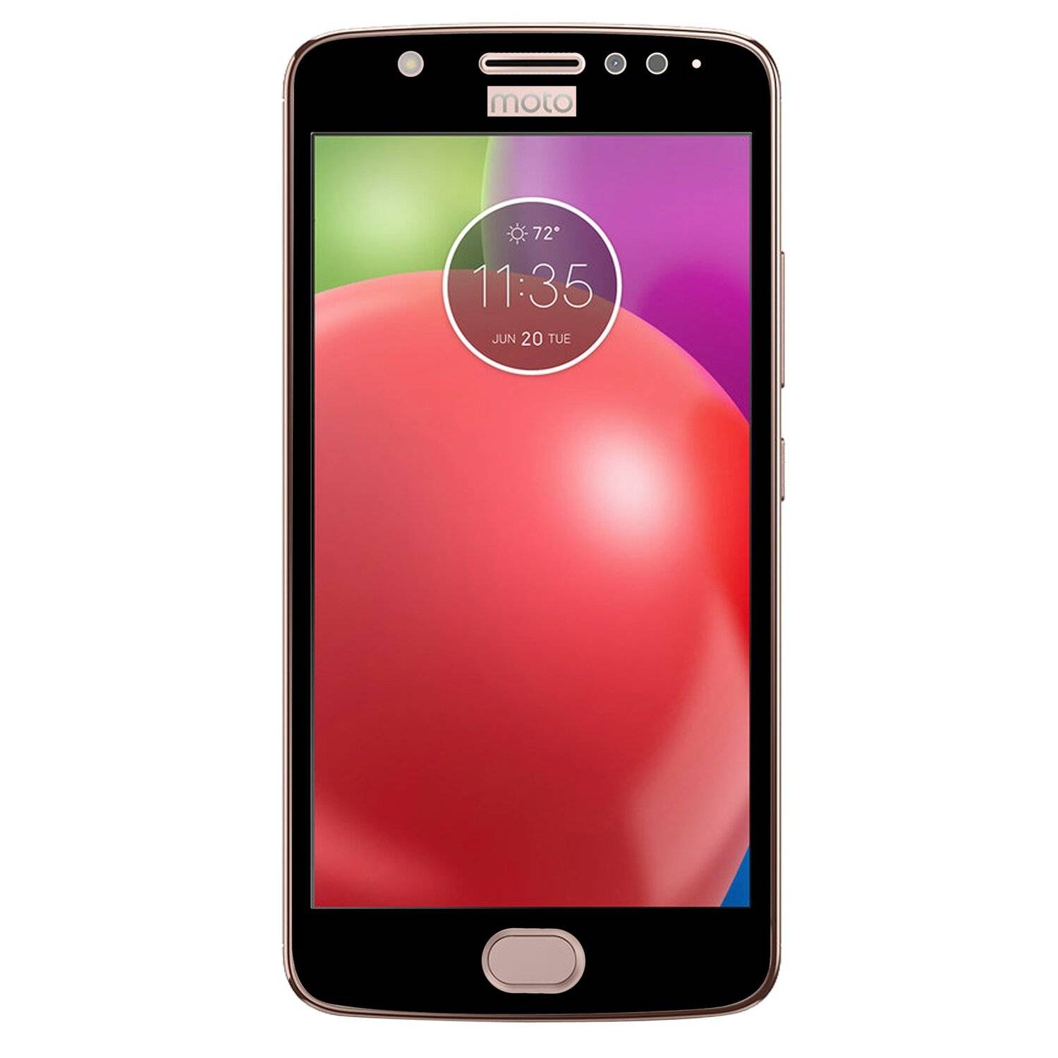 Motorola Moto E4 Premium Schutzglas Schwarz Handy Schutzglasfolie 9H Display Schutzfolie