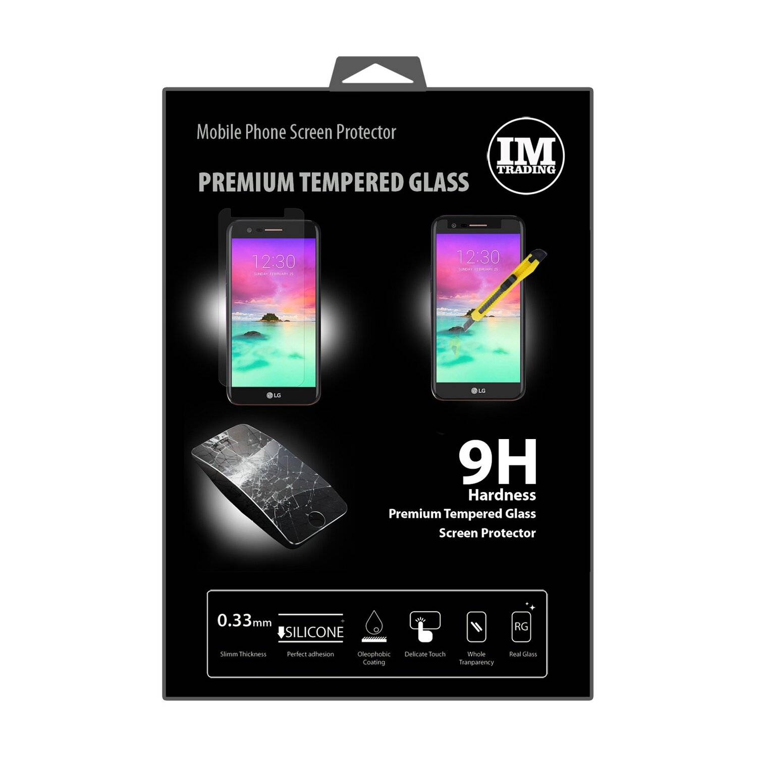 LG K11 Schutzglas Handy Schutzglasfolie 9H Display Schutzfolie