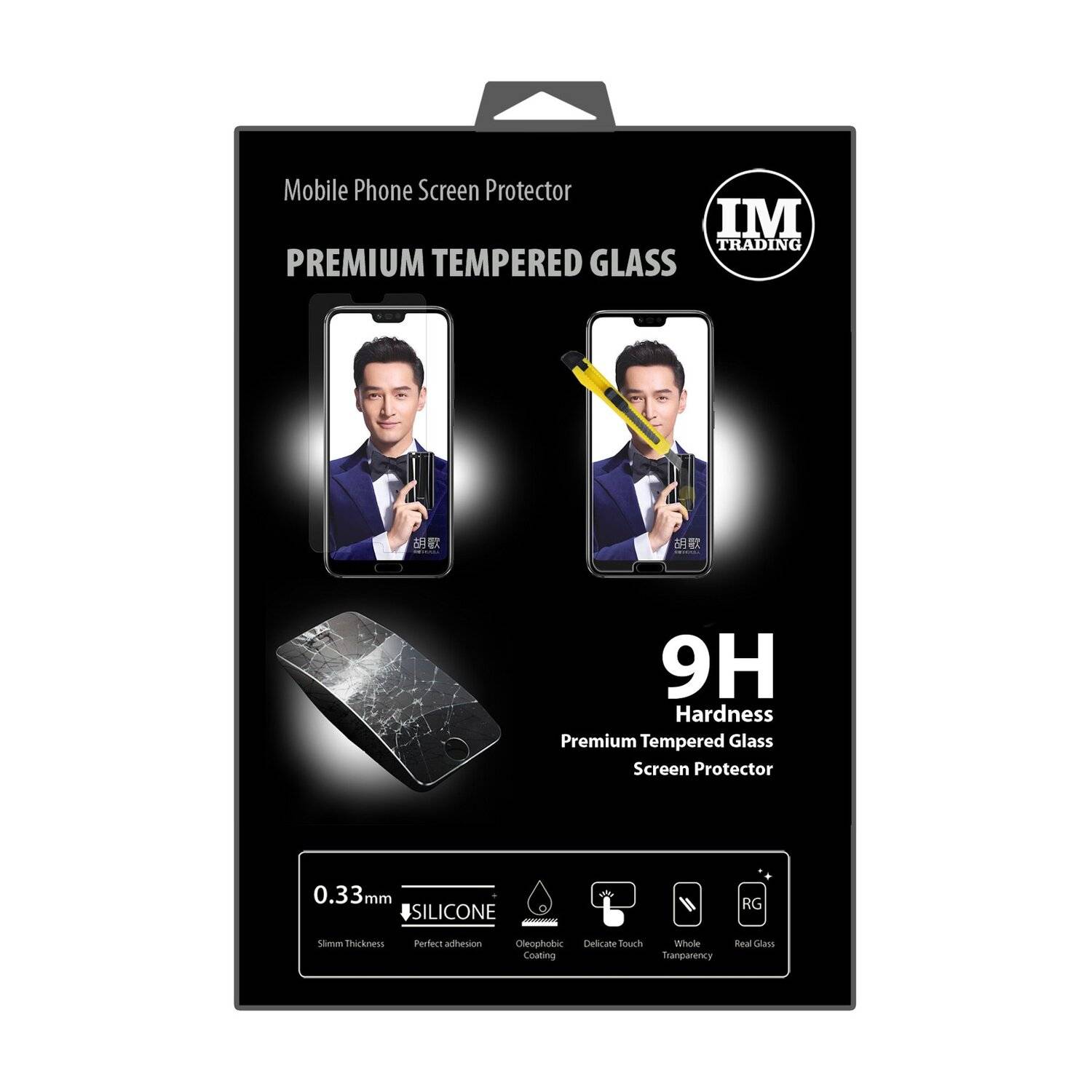 Honor 10 Schutzglas Handy Schutzglasfolie 9H Display Schutzfolie
