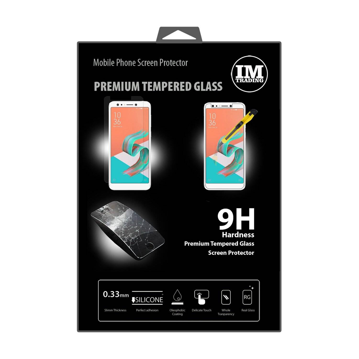 Asus ZenFone 5 Lite Schutzglas Handy Schutzglasfolie 9H Display Schutzfolie