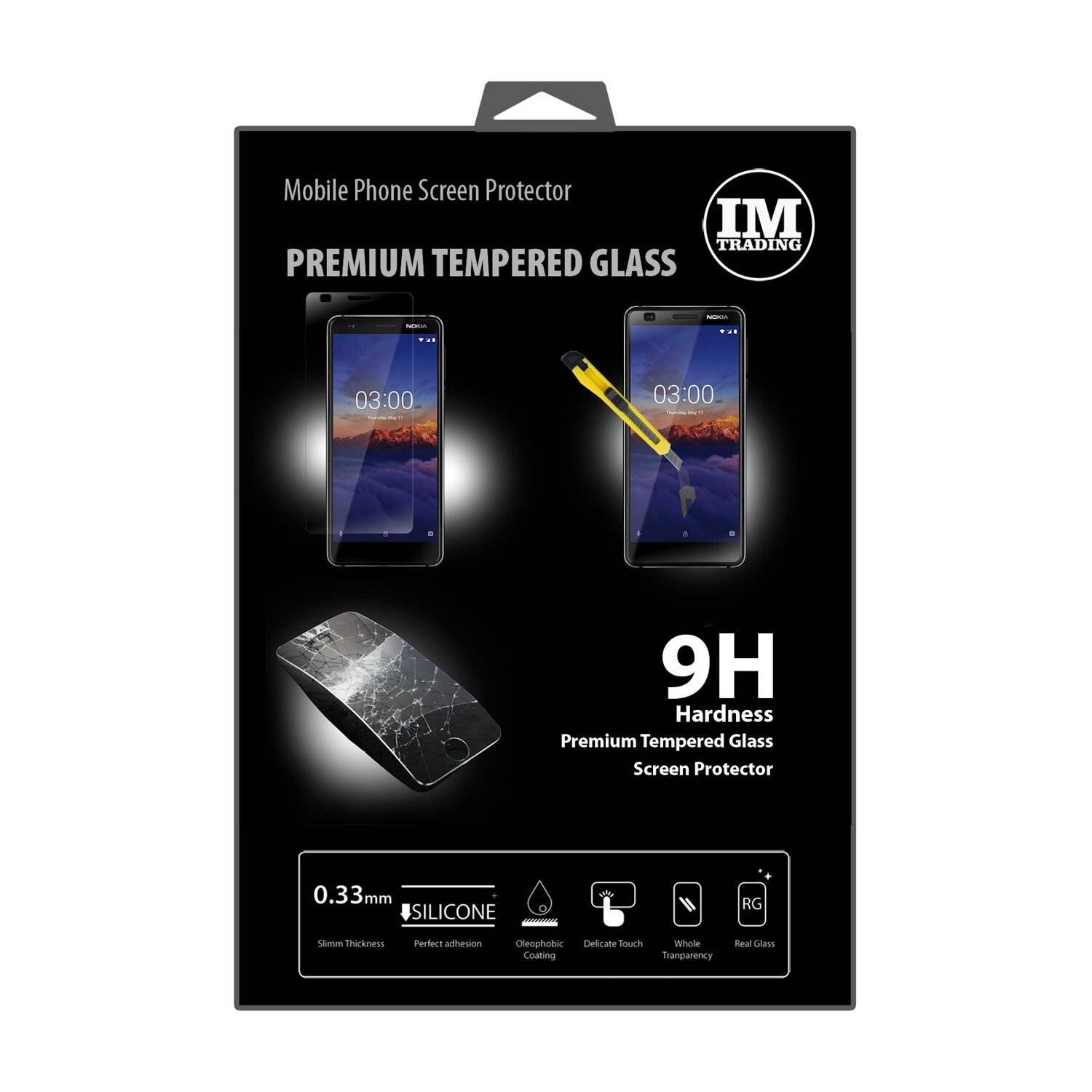 Nokia 3.1 2018 Schutzglas Handy Schutzglasfolie 9H Display Schutzfolie