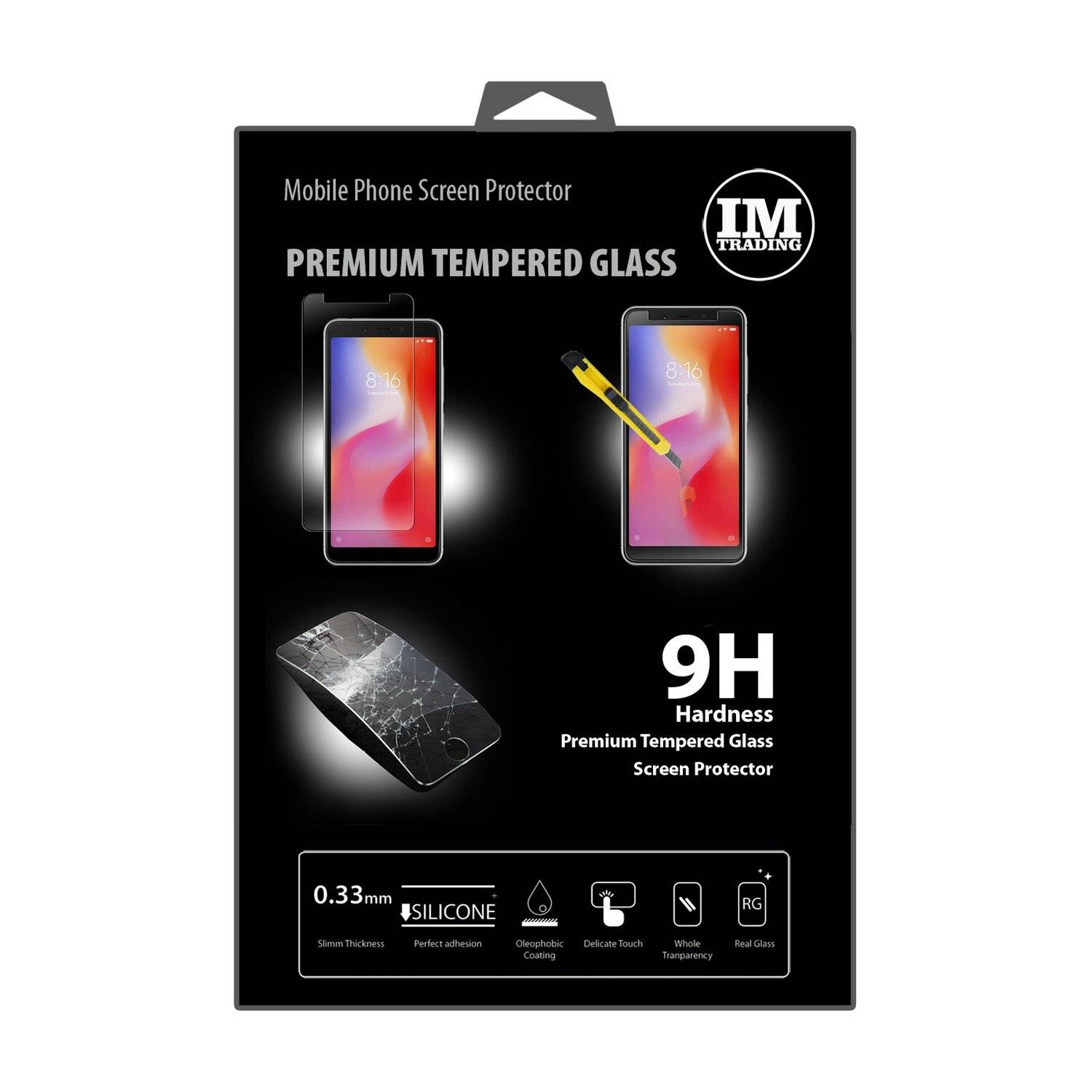 Xiaomi Redmi 6A Schutzglas Handy Schutzglasfolie 9H Display Schutzfolie