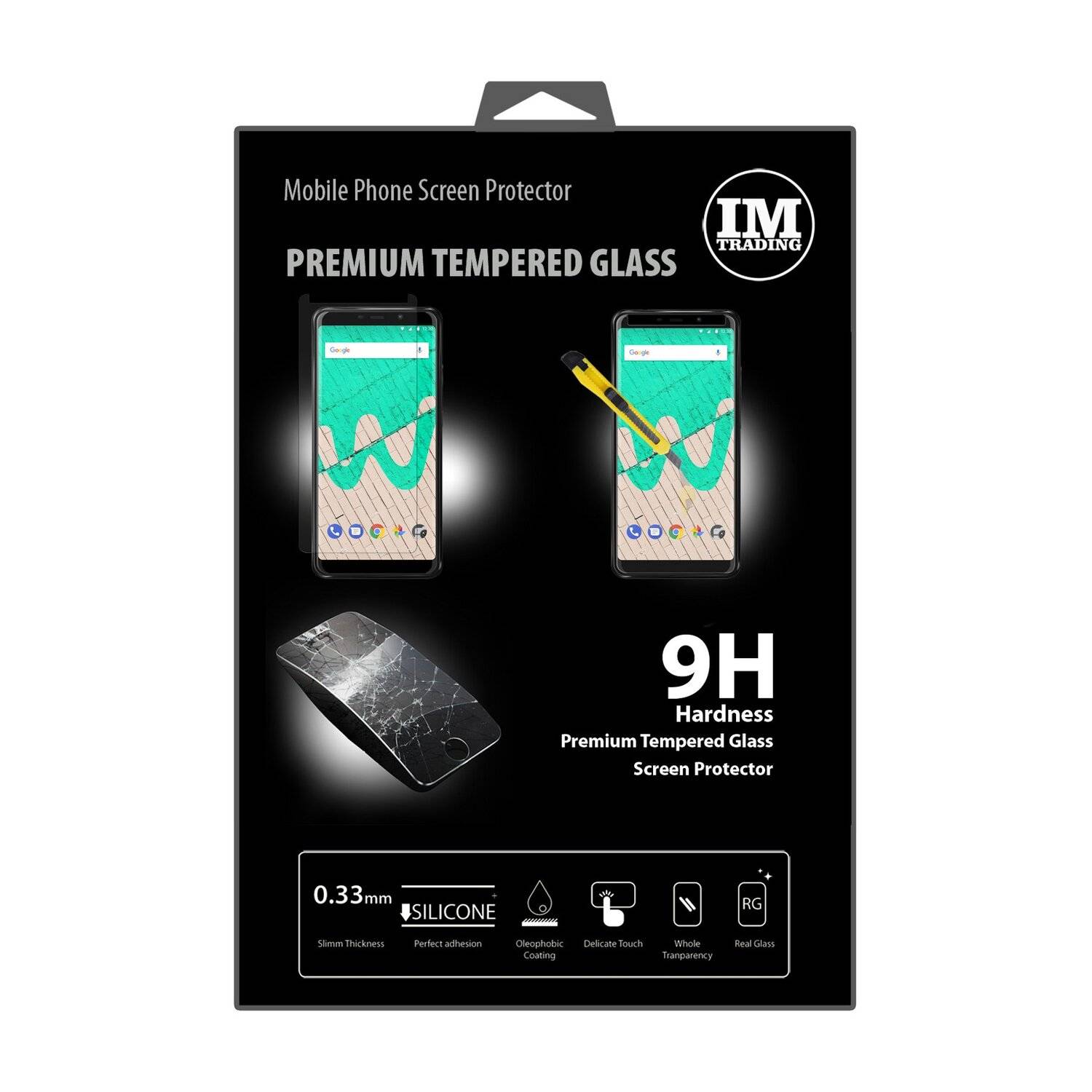 Wiko View Max Schutzglas Handy Schutzglasfolie 9H Display Schutzfolie