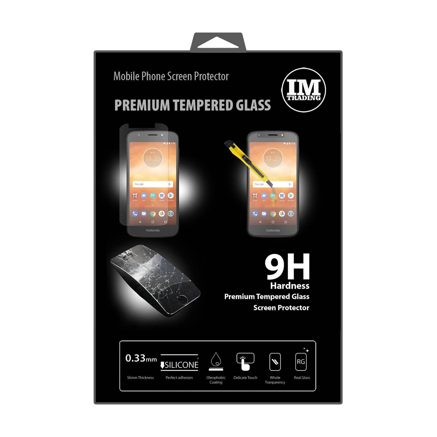 Motorola Moto E5 Play Schutzglas 9H Tempered Display Schutzglas
