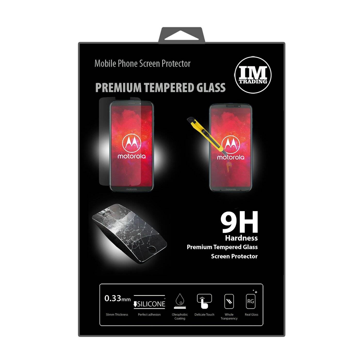 Motorola Moto Z3 Play Schutzglas 9H Tempered Display Schutzglas