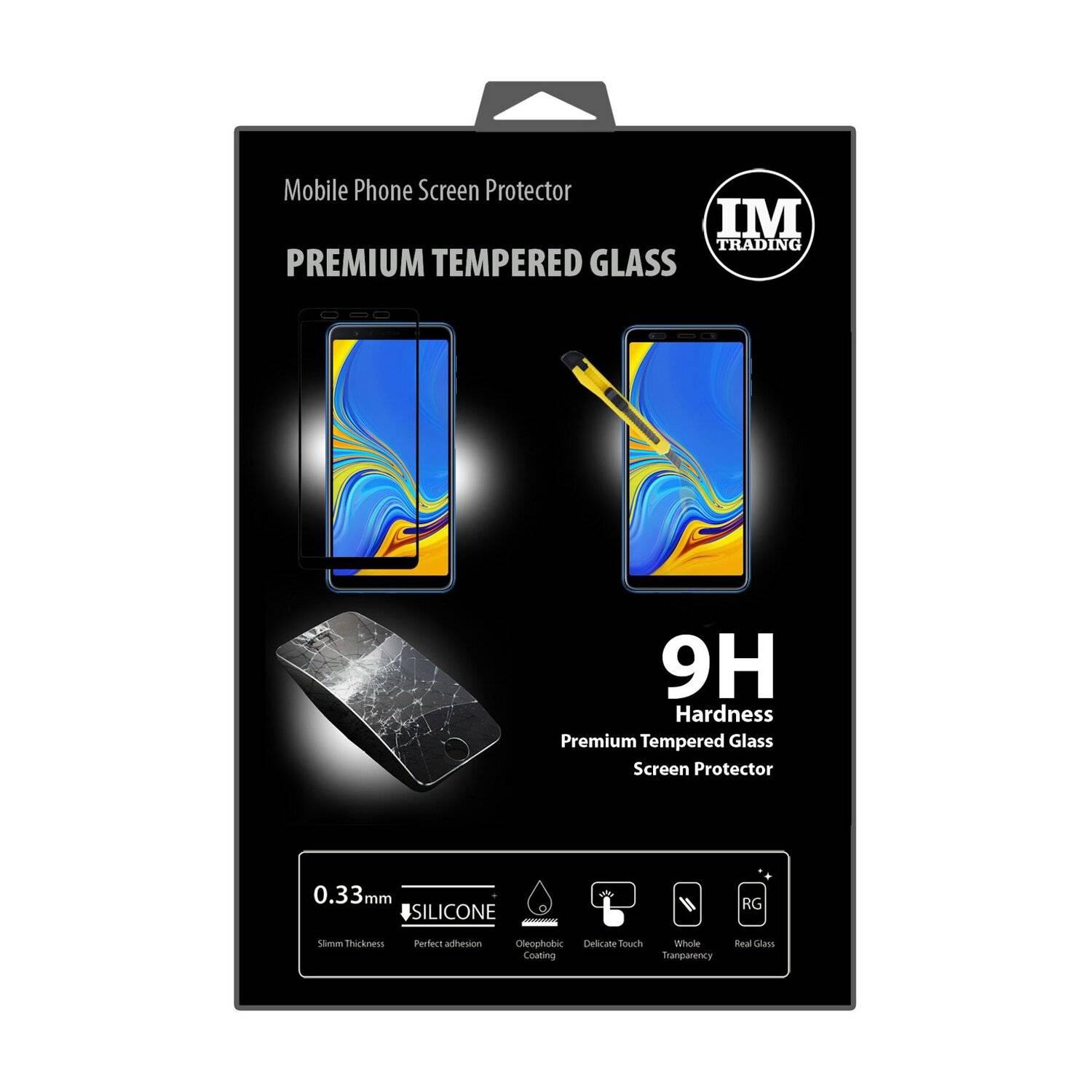 Samsung Galaxy A7 2018 A750F Schutzglas 5D Display Schutzglas