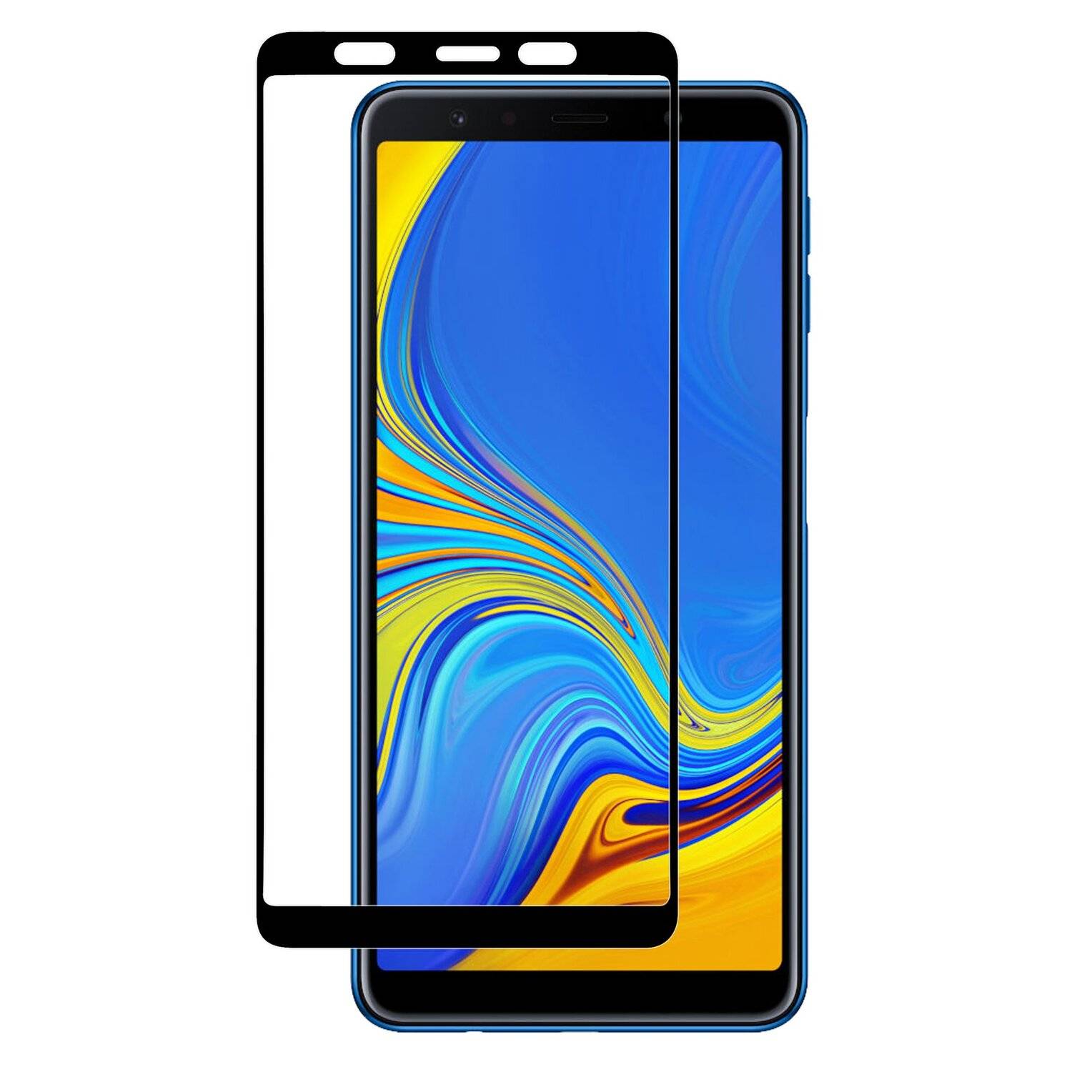 Samsung Galaxy A7 2018 A750F Schutzglas 5D Display Schutzglas