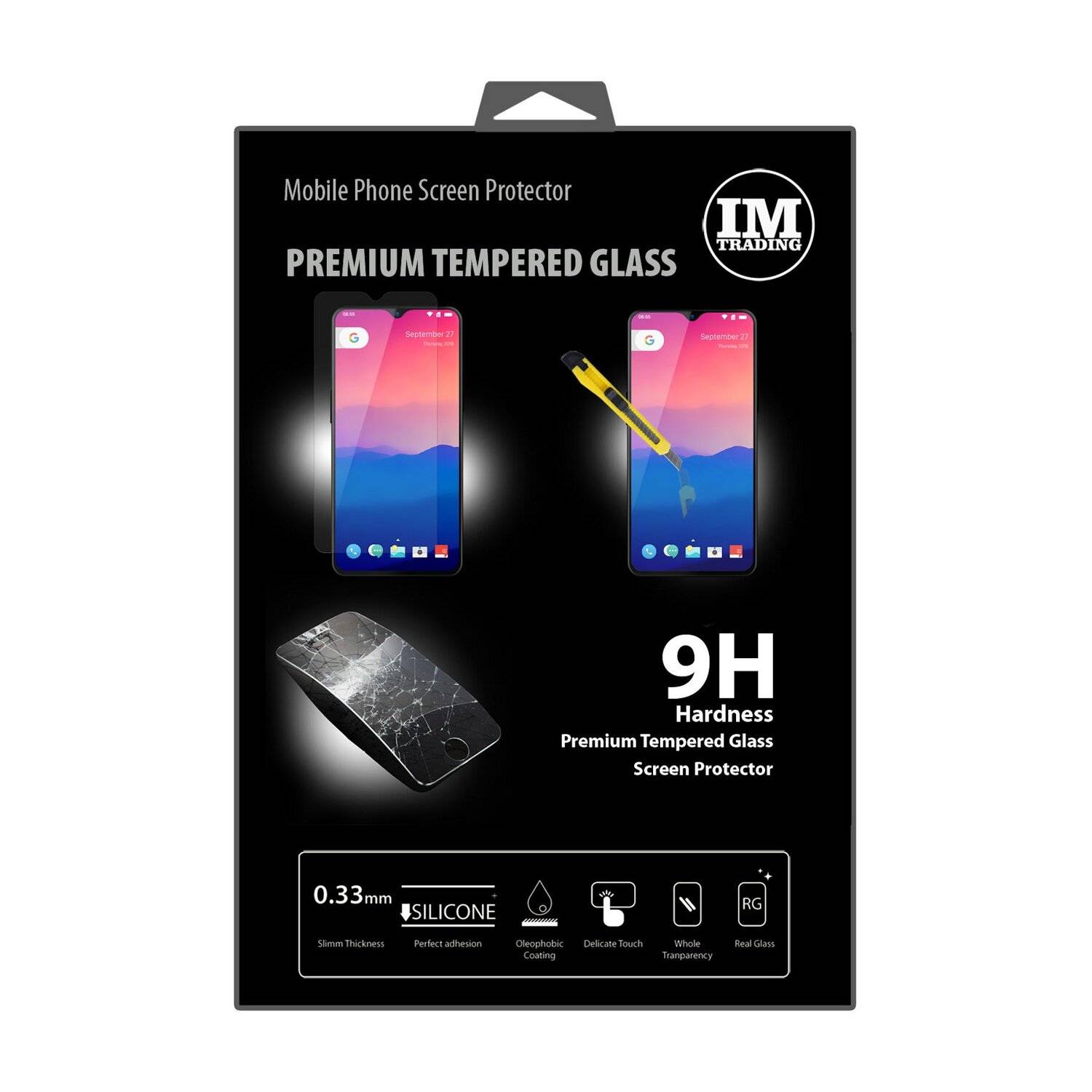 OnePlus 6T Schutzglas 9H Tempered Display Schutzglas