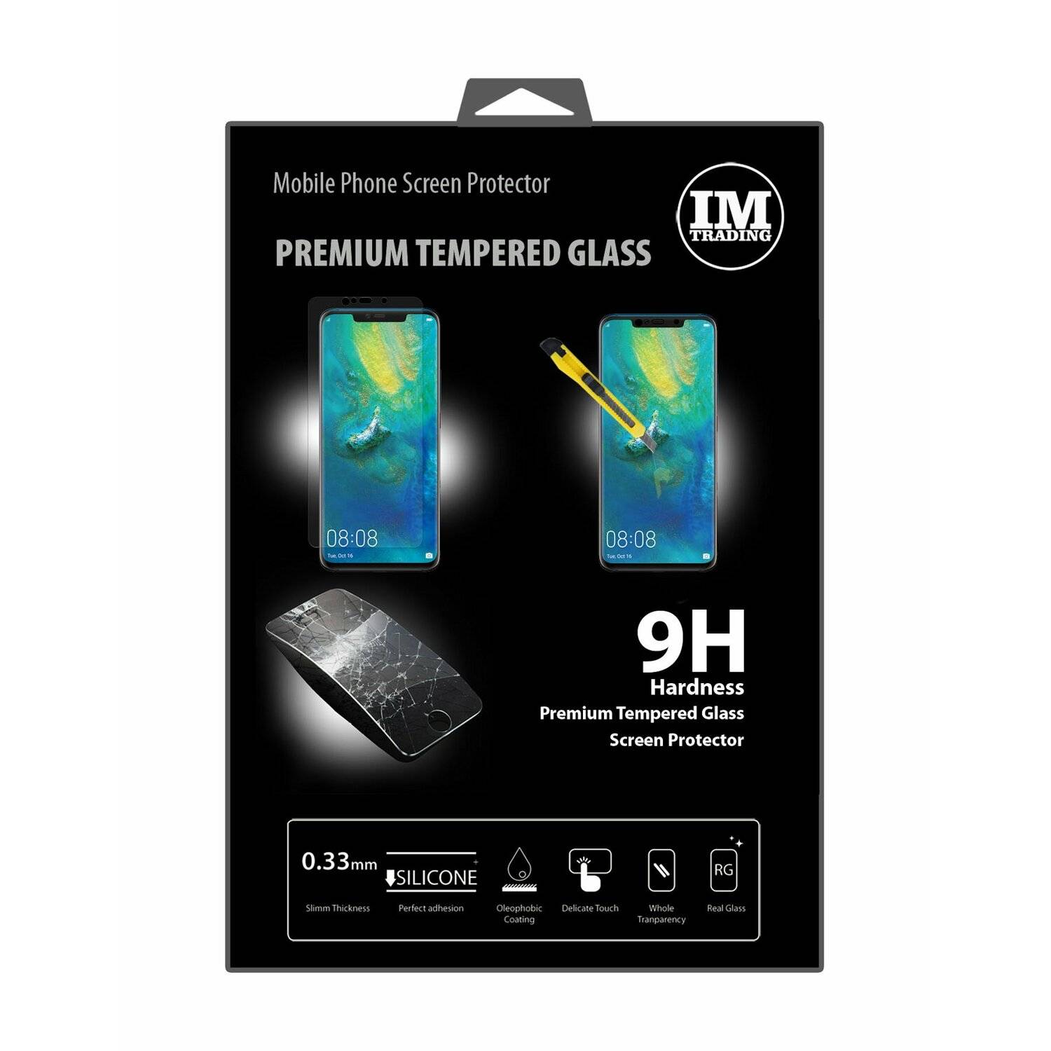 Huawei Mate 20 Pro Schutzglas 9H Tempered Display Schutzglas