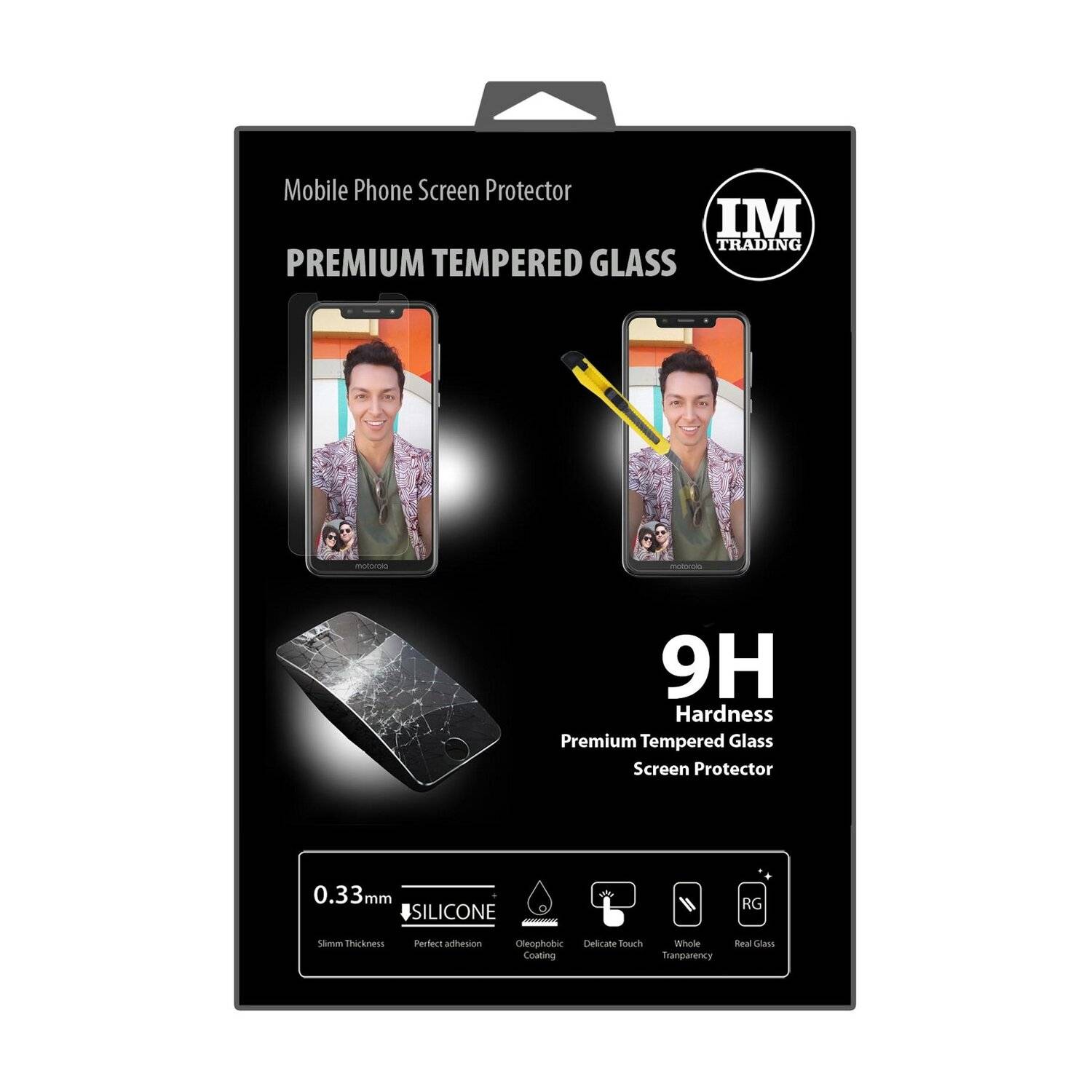 Motorola One Schutzglas 9H Tempered Display Schutzglas