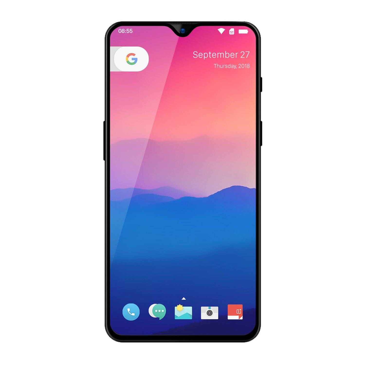 OnePlus 6T Schutzglas 5D Display 9H Tempered Schutzglas