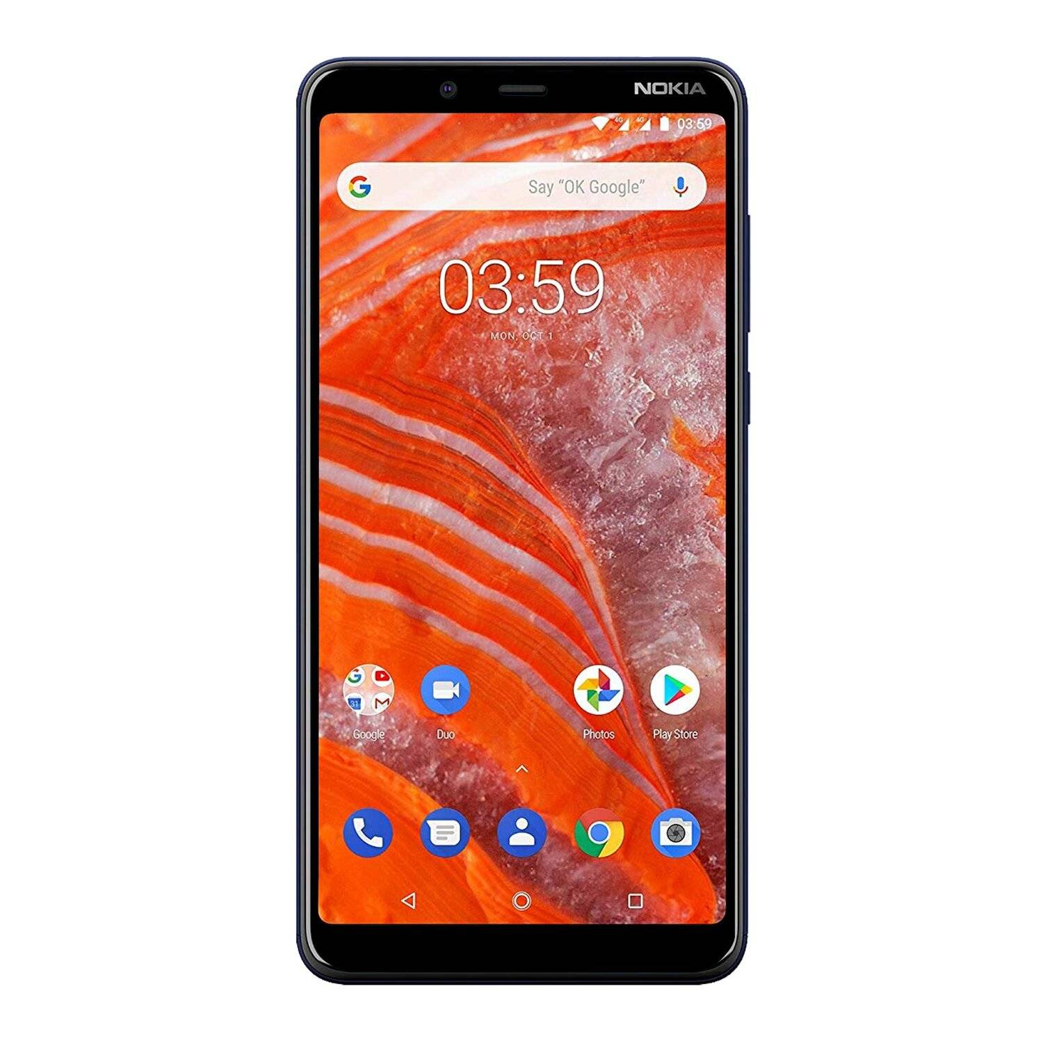 Nokia 3.1 PLUS Schutzglas 5D Display Schutzglas Curved Full Cover