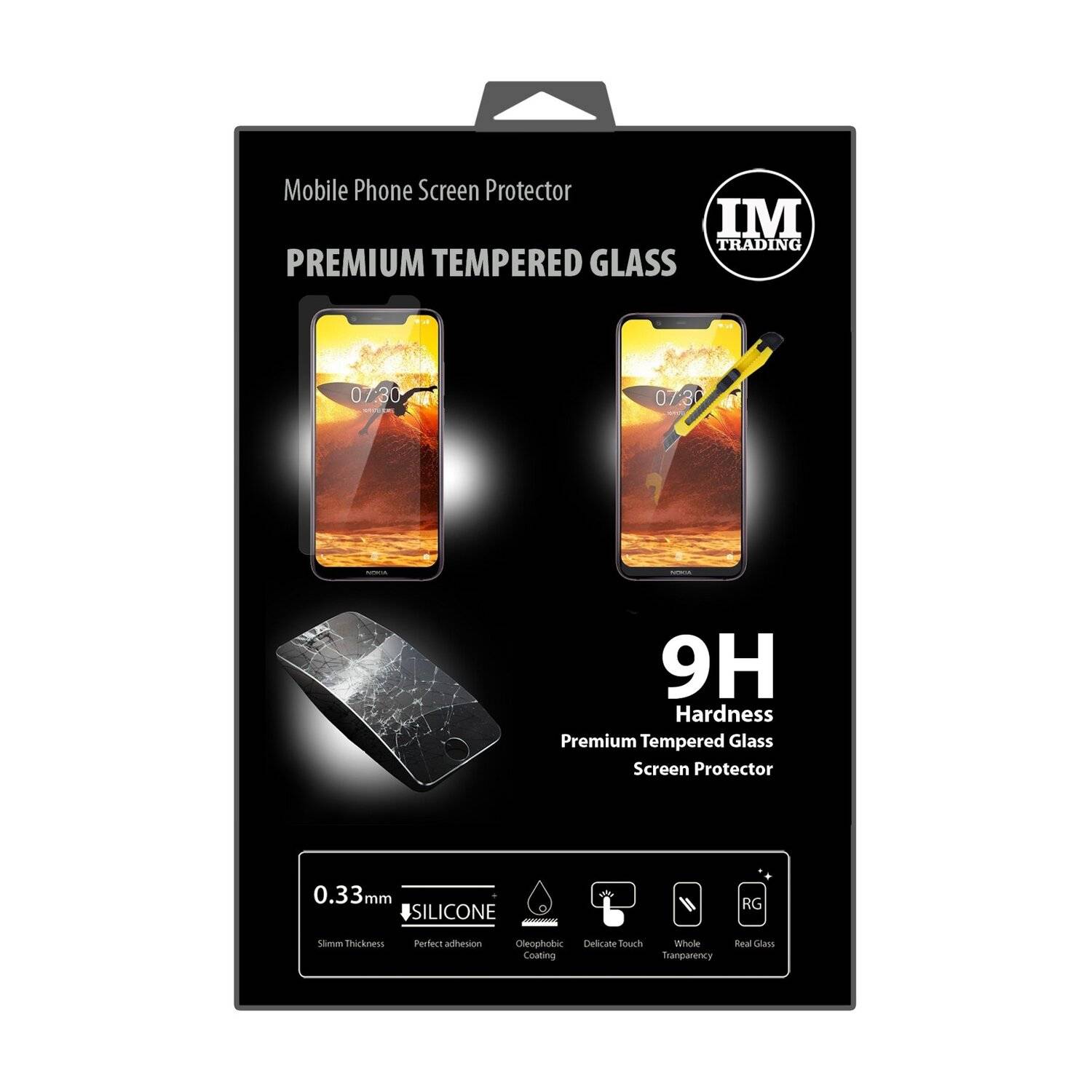 Nokia 8.1 Schutzglas 9H Tempered Display Schutzglas