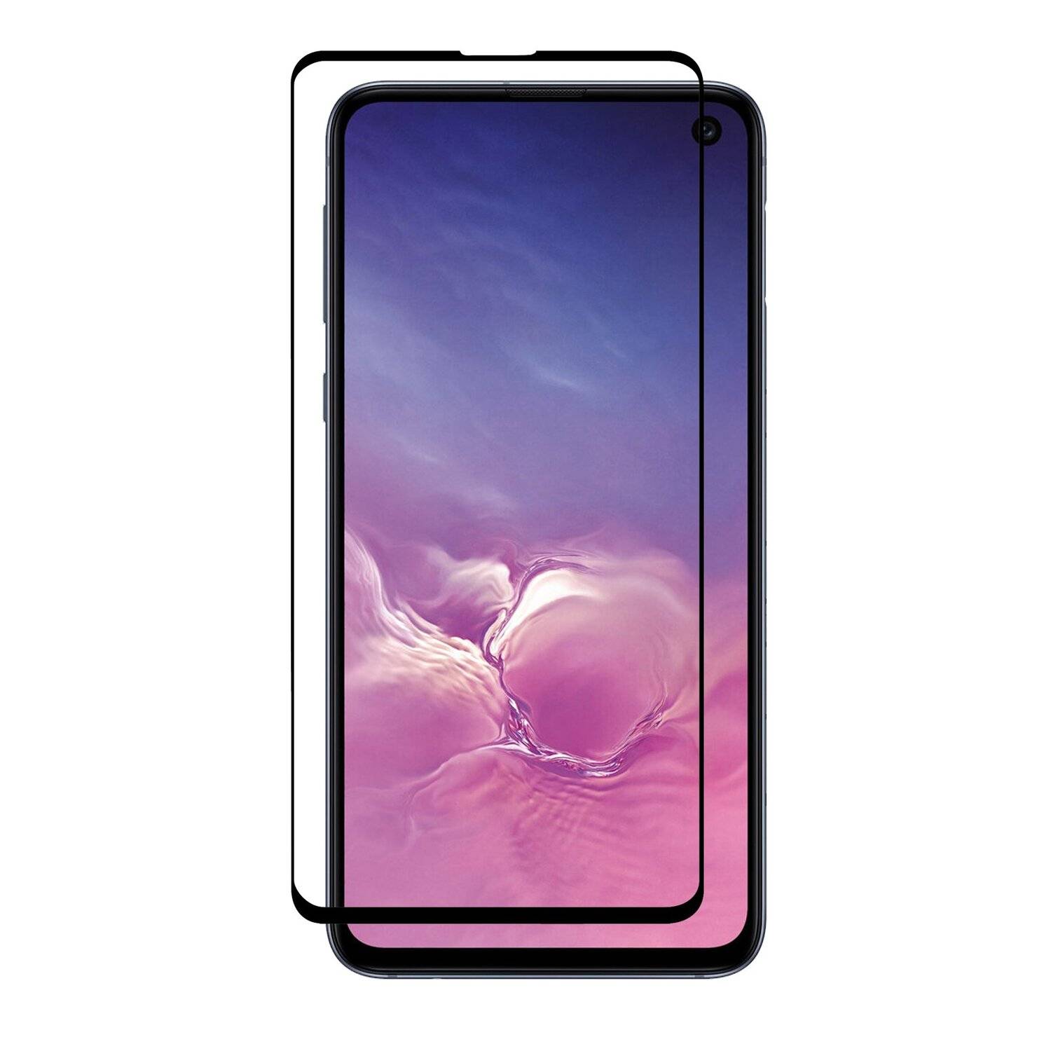 5D Schutz Glas kompatibel mit SAMSUNG GALAXY S10e (G970F) Curved Schutz Folie Vollständig Klebend und Abdeckung