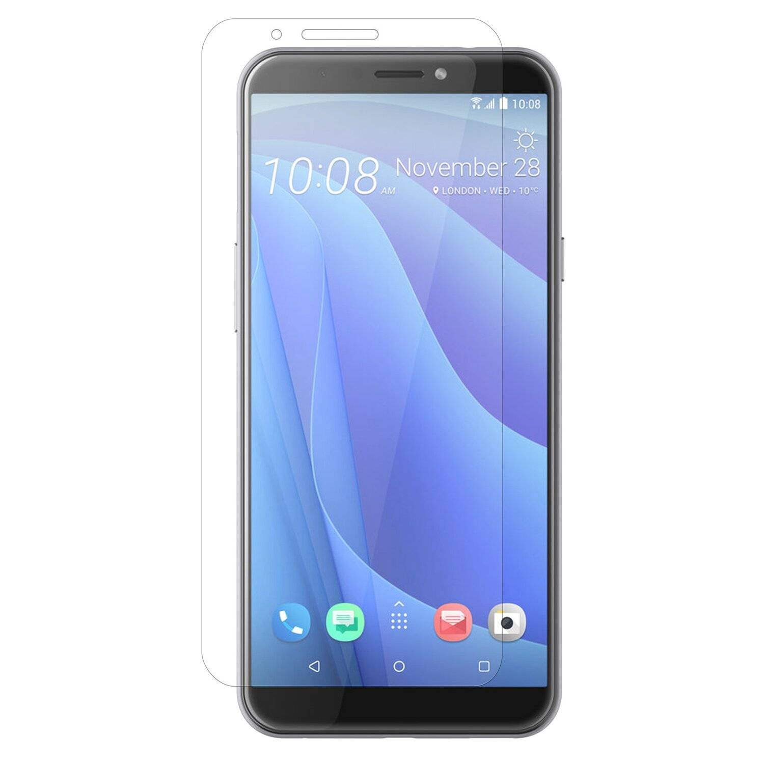 Schutzglas 9H kompatibel mit HTC DESIRE 12s Displayschutzfolie Schutzfolie Passgenau