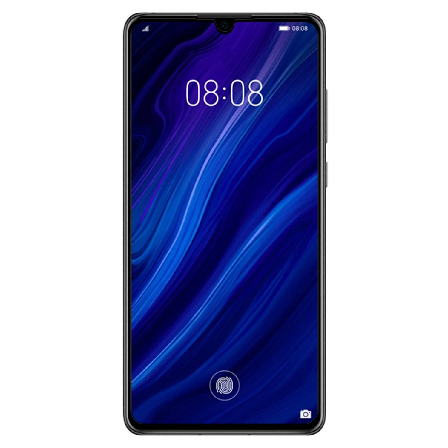 5D Schutz Glas kompatibel mit HUAWEI P30 Curved Schutz Folie Vollständig Klebend und Abdeckung