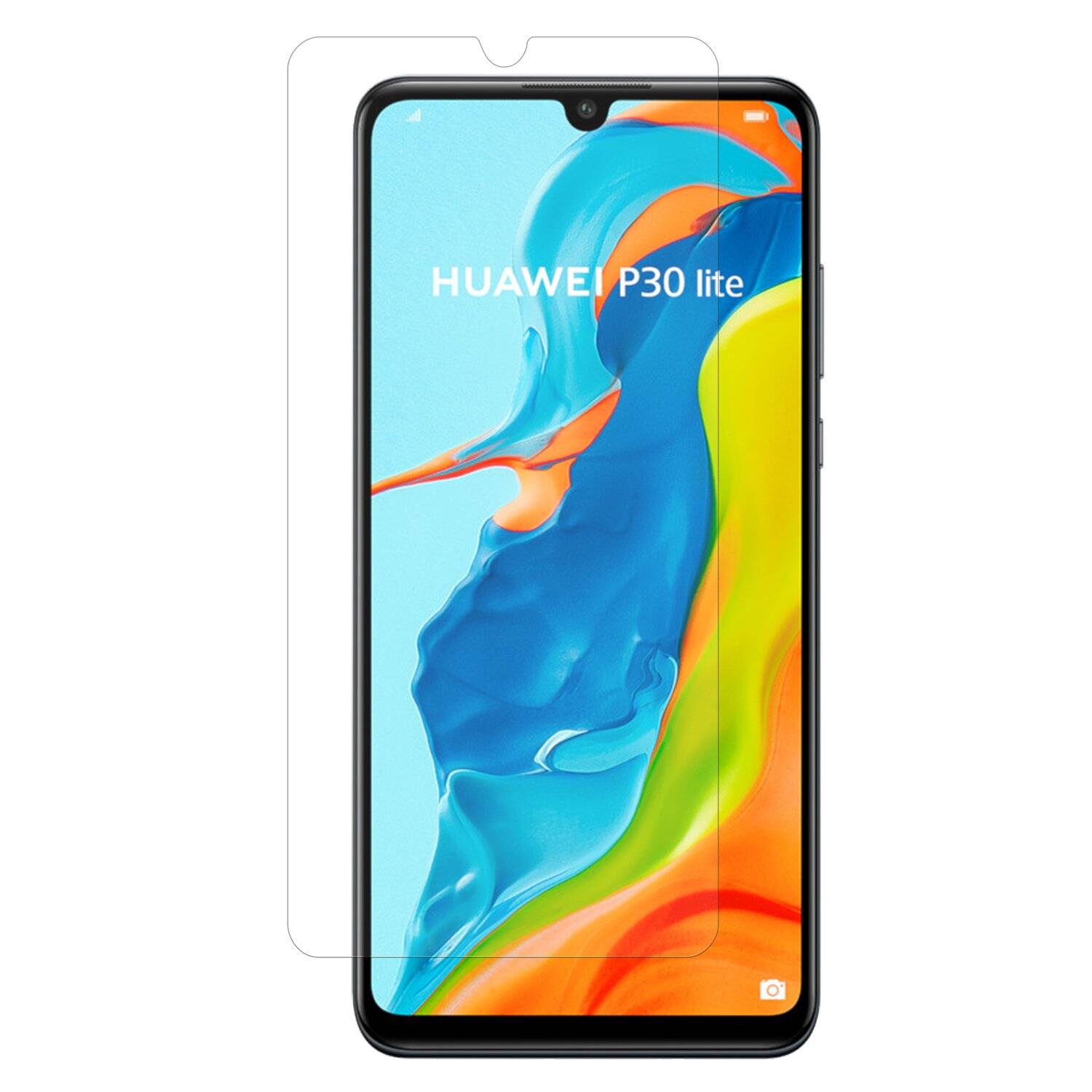 Schutzglas 9H kompatibel mit HUAWEI P30 LITE Displayschutzfolie Schutzfolie Passgenau Glas