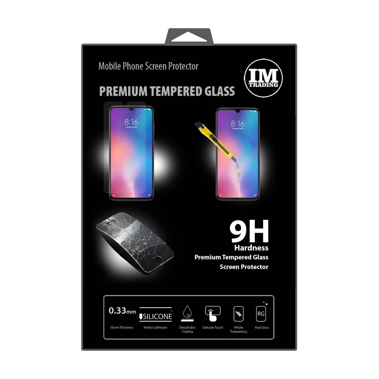 Schutzglas 9H kompatibel mit XIAOMI MI 9 Displayschutzfolie Schutzfolie Passgenau Glas