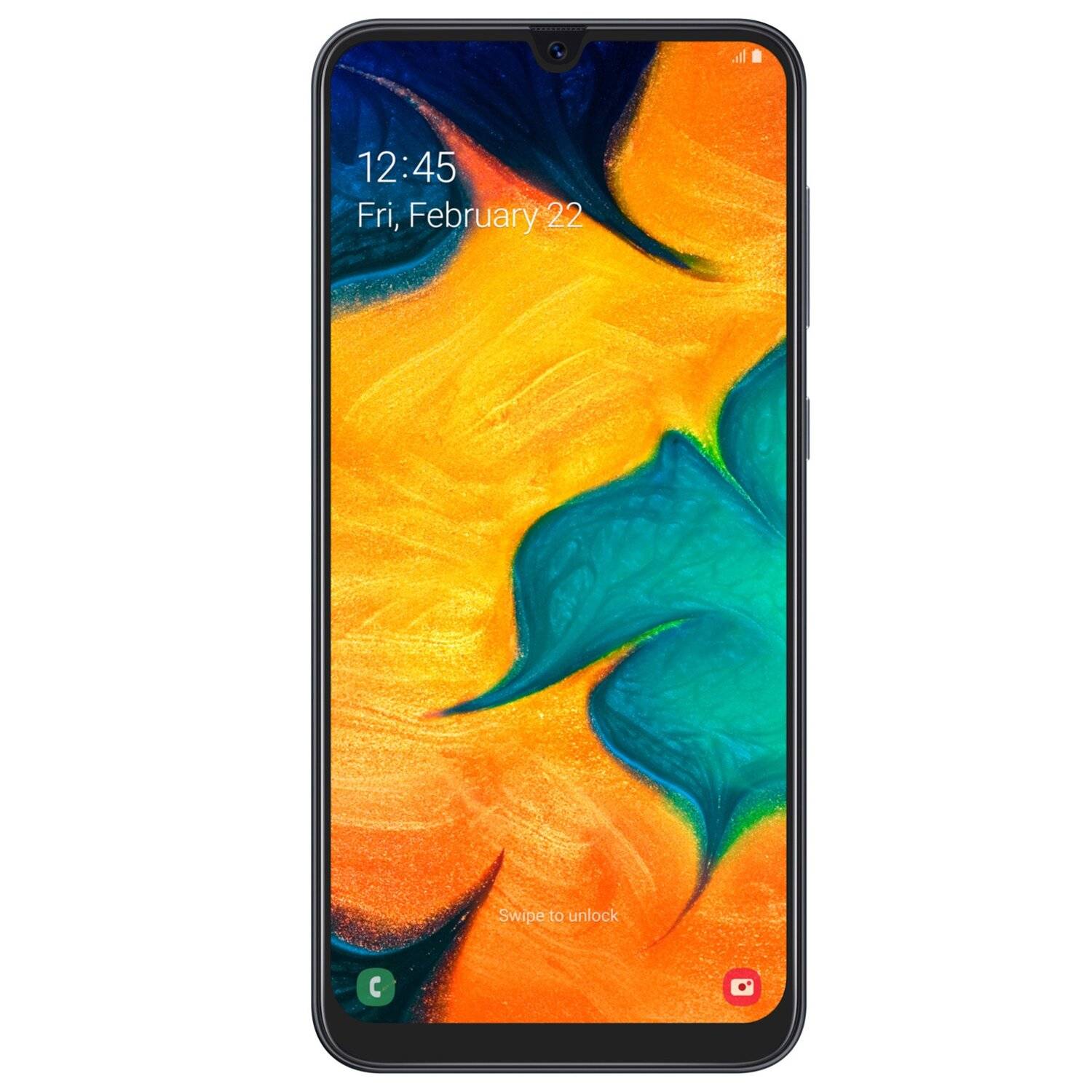 5D Schutz Glas kompatibel mit SAMSUNG GALAXY A30 (A305F) Curved Schutz Folie Vollständig Klebend und Abdeckung