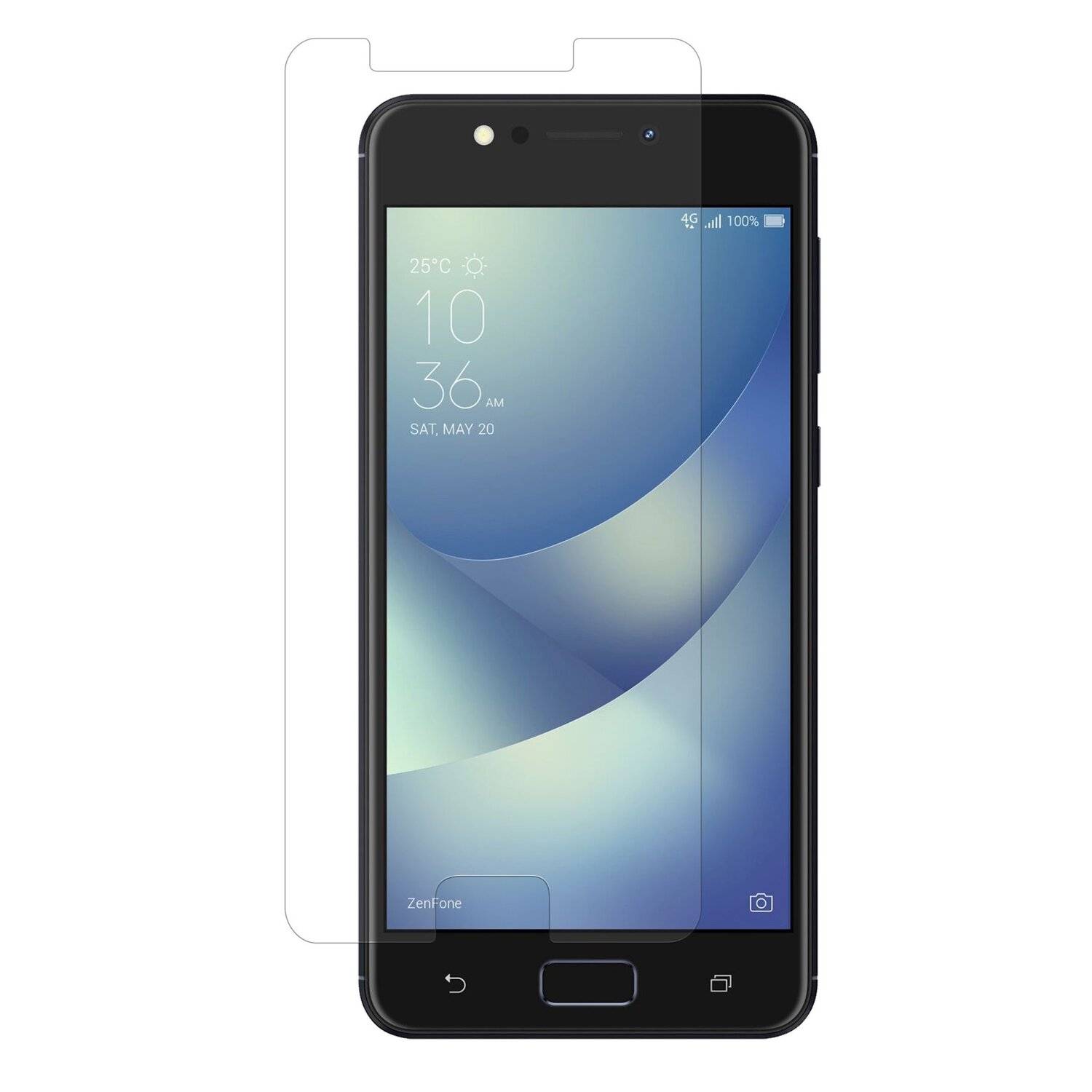 3x Asus Zenfone 4 Max ZC520KL Schutzglas Handy Schutzglasfolie 9H Display Schutzfolie