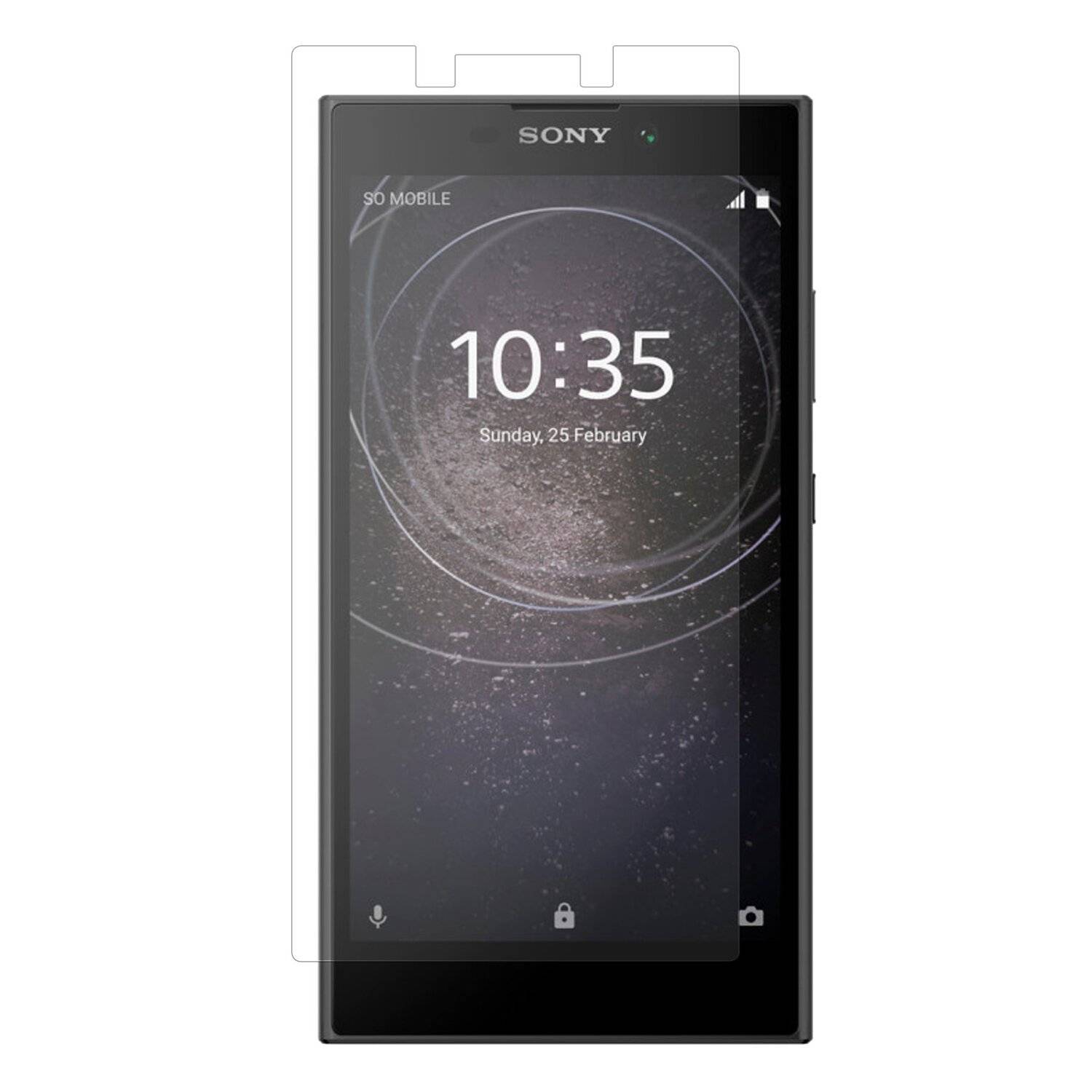 3x Sony Xperia L2 Schutzglas Handy Schutzglasfolie 9H Display Schutzfolie