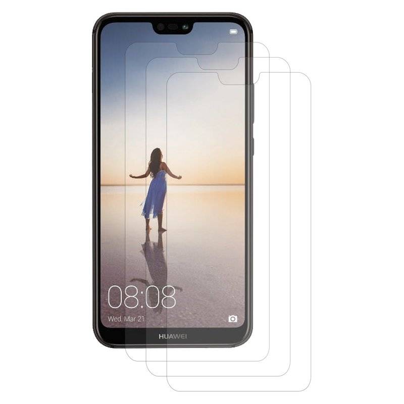 3x Huawei P20 Lite Schutzfolie Handy Displayschutz