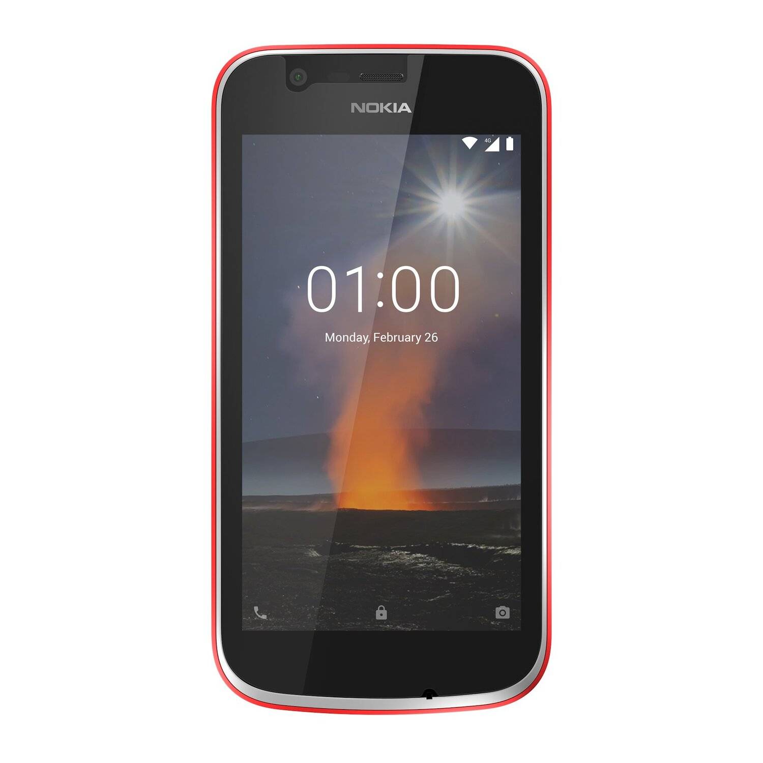 3x Nokia 1 Schutzglas Handy Schutzglasfolie 9H Display Schutzfolie