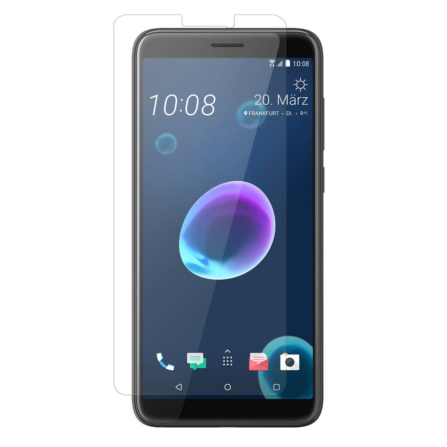 3x HTC Desire 12 Schutzglas Handy Schutzglasfolie 9H Display Schutzfolie