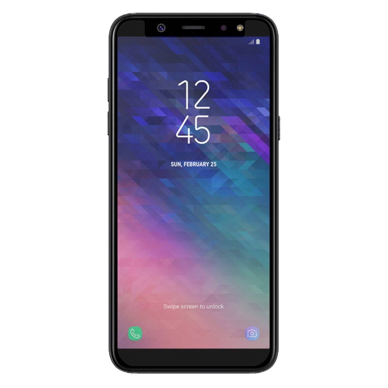 3x Samsung Galaxy A6 Plus Schutzglas Handy Schutzglasfolie 9H Display Schutzfolie