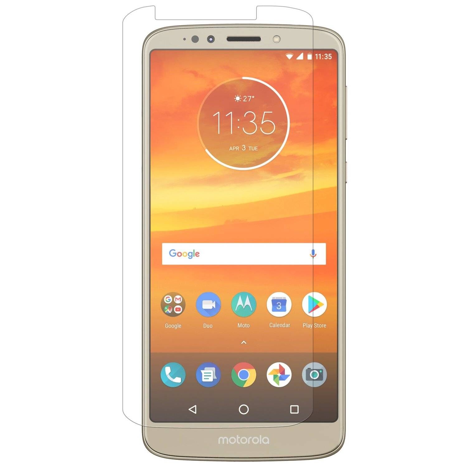 3x Motorola Moto E5 Plus Schutzglas Handy Schutzglasfolie 9H Display Schutzfolie