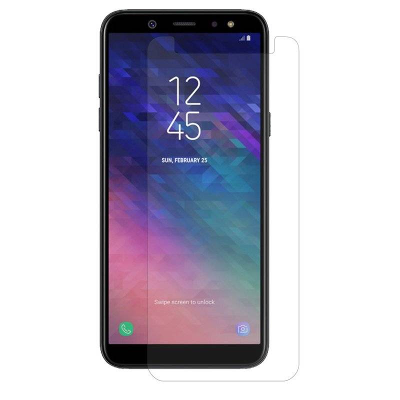 3x Samsung Galaxy A6 Plus Schutzfolie Matt Handy Displayschutz