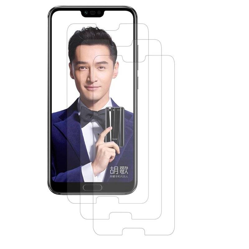 3x Honor 10 Schutzfolie Handy Displayschutz