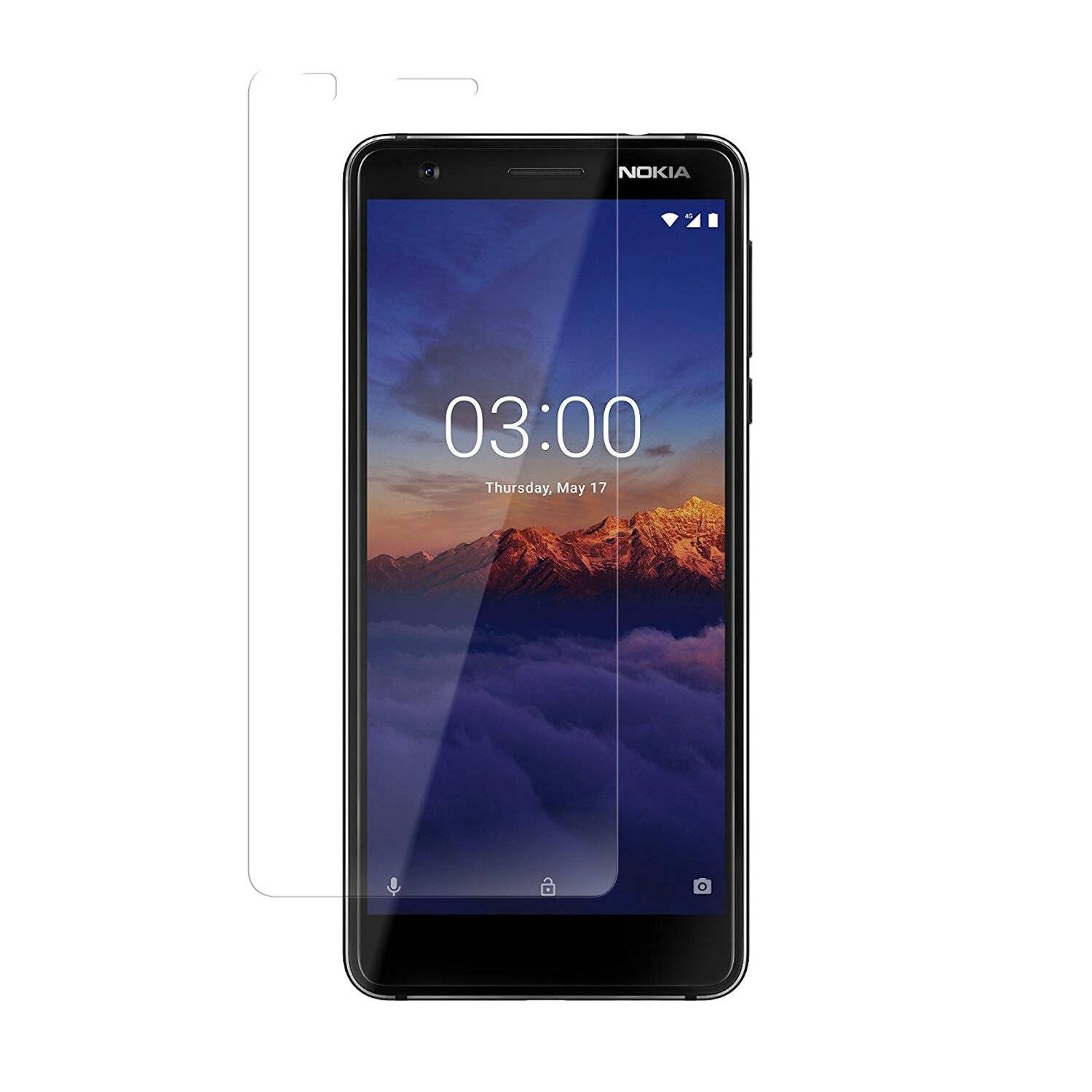 3x Nokia 3.1 2018 Schutzglas Handy Schutzglasfolie 9H Display Schutzfolie