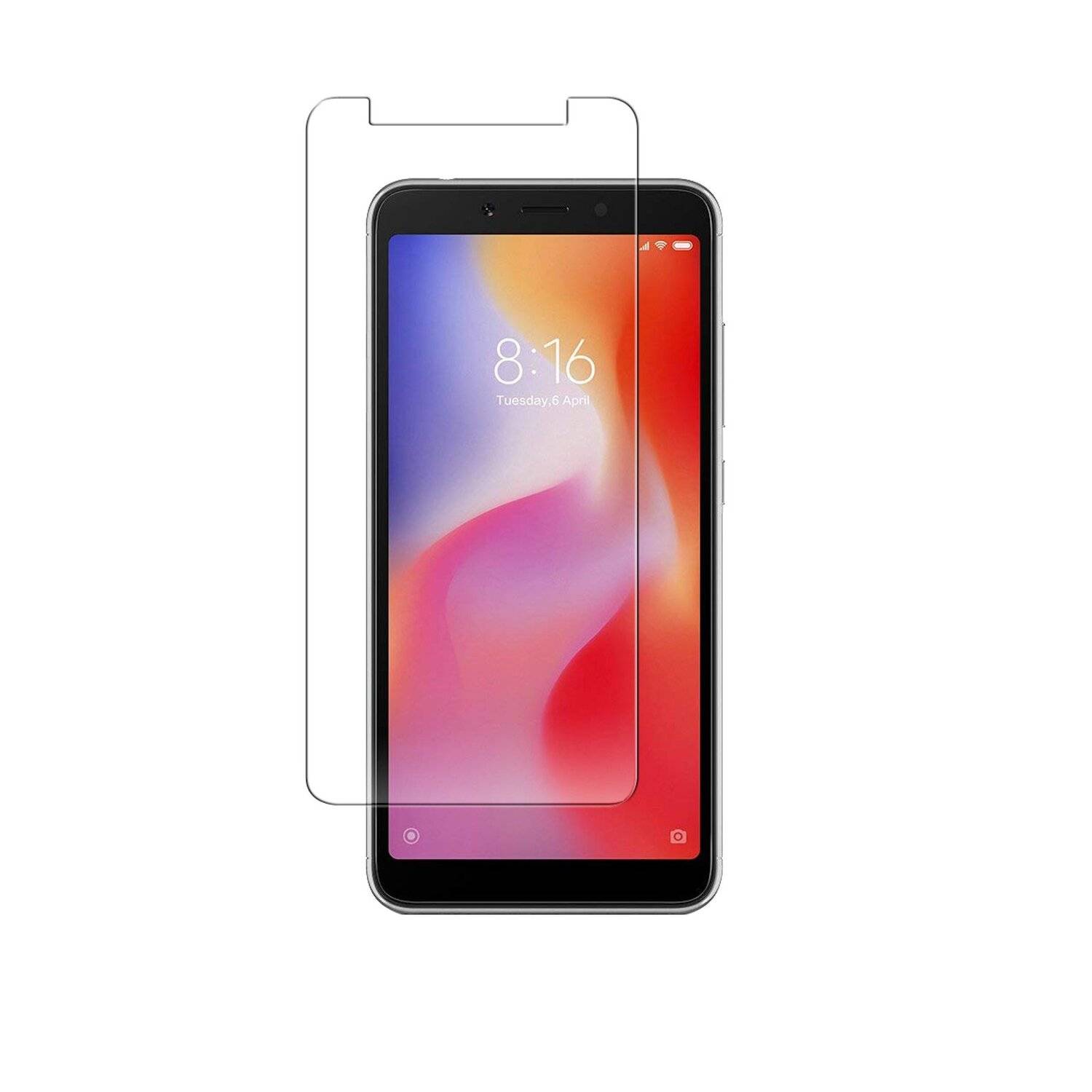 3x Xiaomi Redmi 6A Schutzglas Handy Schutzglasfolie 9H Display Schutzfolie