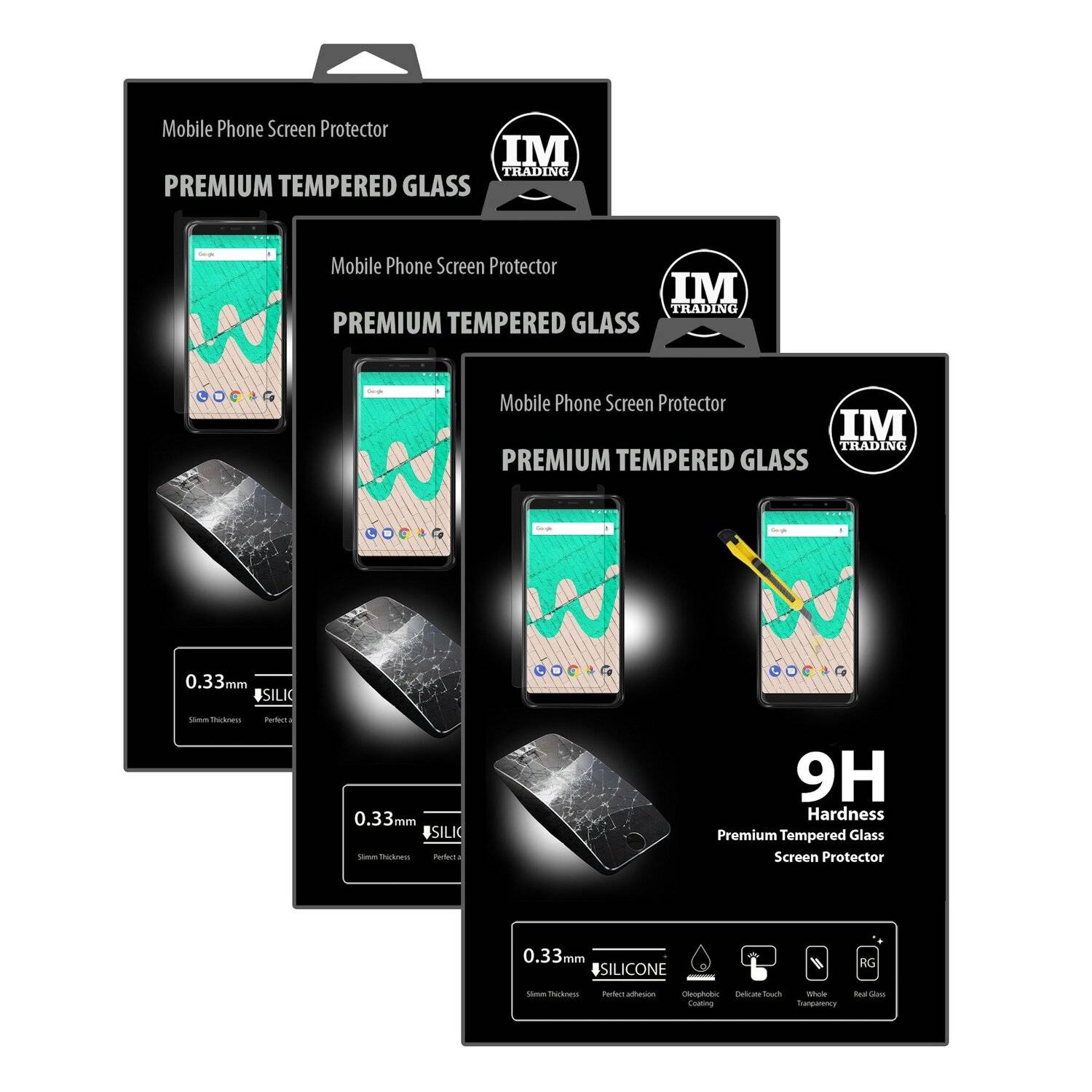Wiko View Max Schutzglas Handy Schutzglasfolie 9H Display Schutzfolie