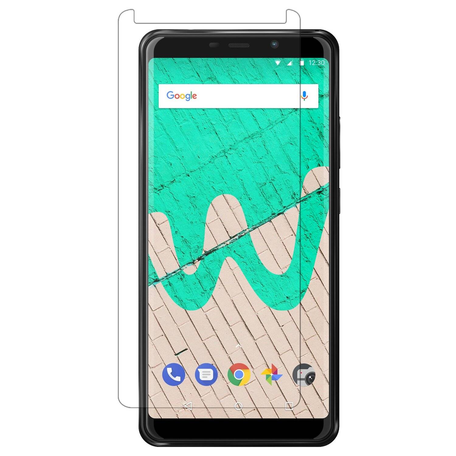 Wiko View Max Schutzglas Handy Schutzglasfolie 9H Display Schutzfolie